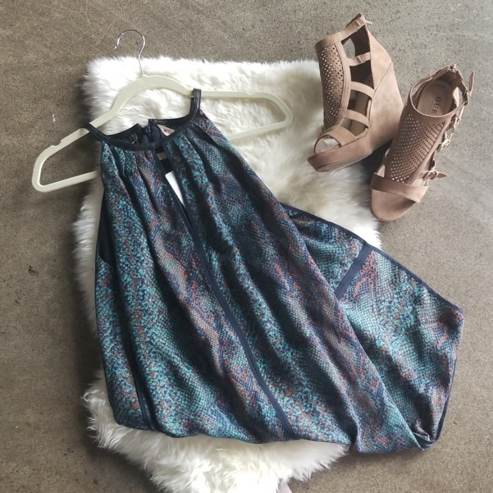 REBECCA TAYLOR  (Amanda) PRINT SILK CAMI DRESS